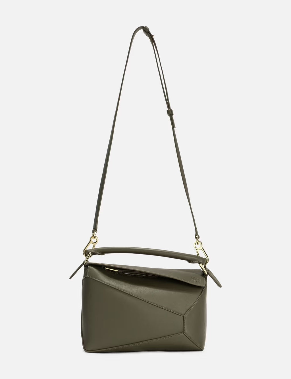 LOEWE CALFSKIN LEATHER SMALL PUZZLE SHOULDER BAG