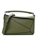 LOEWE CALFSKIN LEATHER SMALL PUZZLE SHOULDER BAG