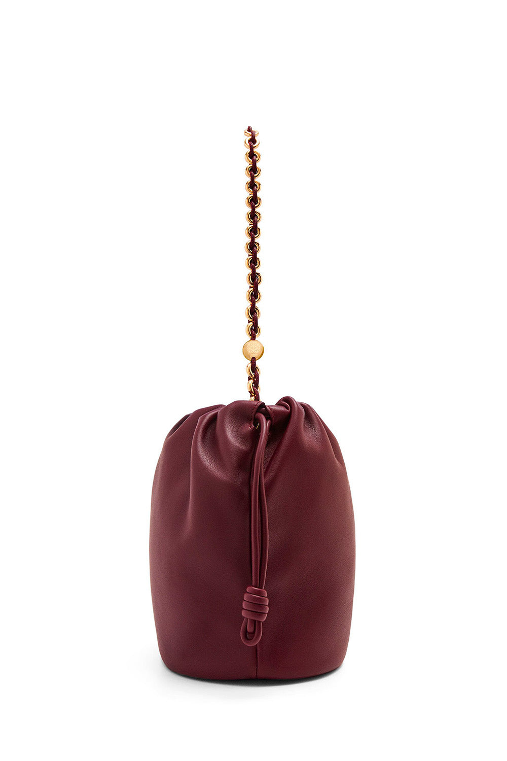 Flamenco Purse Bucket Bag In Mellow Nappa Lambskin