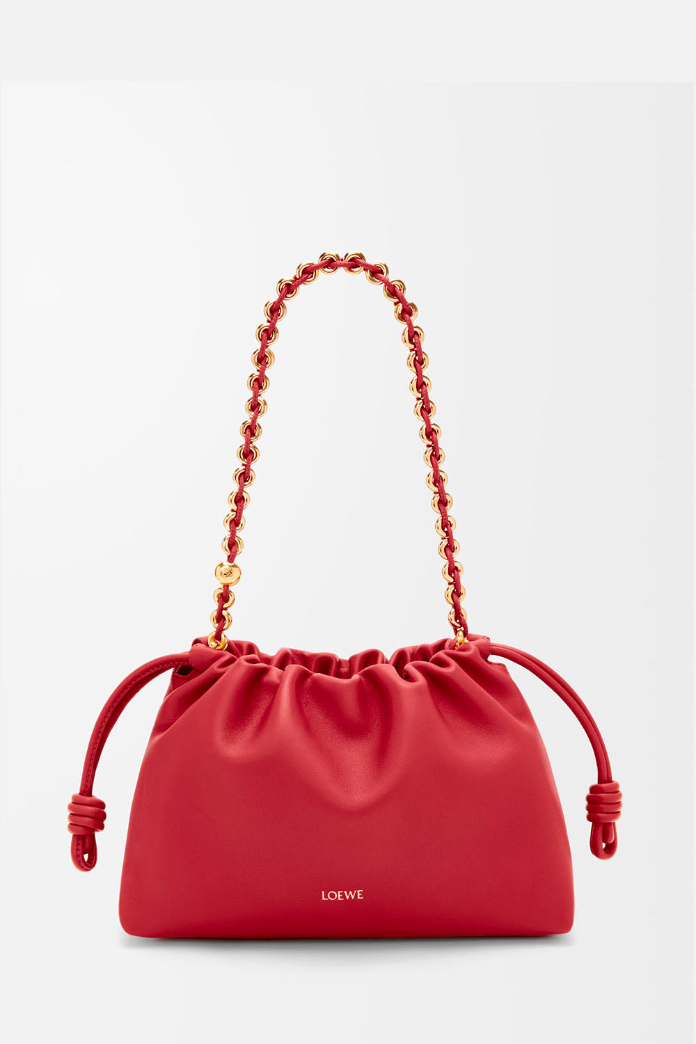 Medium Flamenco Purse In Nappa Lambskin - Red