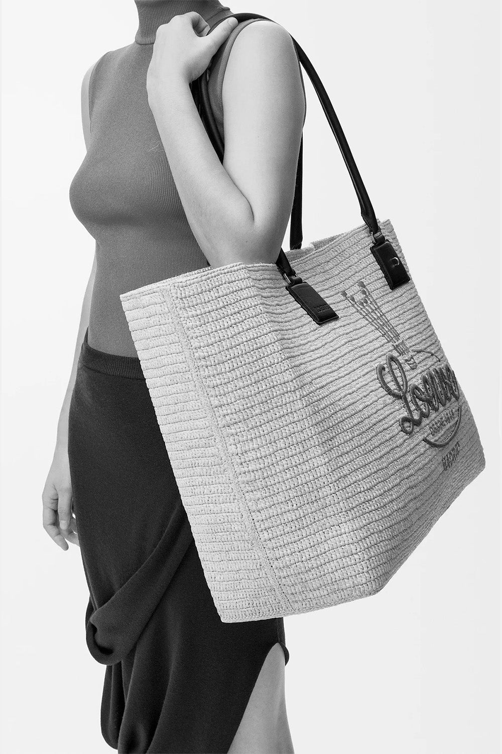 Xl Verano Tote In Raffia