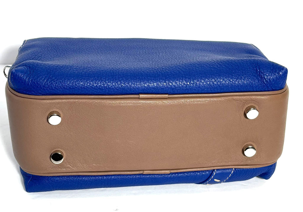LORO PIANA LEATHER TOP HANDLE BAG