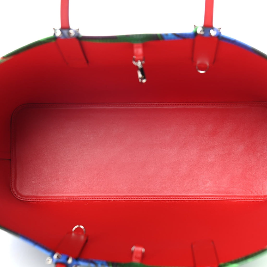 CHRISTIAN LOUBOUTIN CABATA CALF PARIS METRO GRAF TOTE BAG
