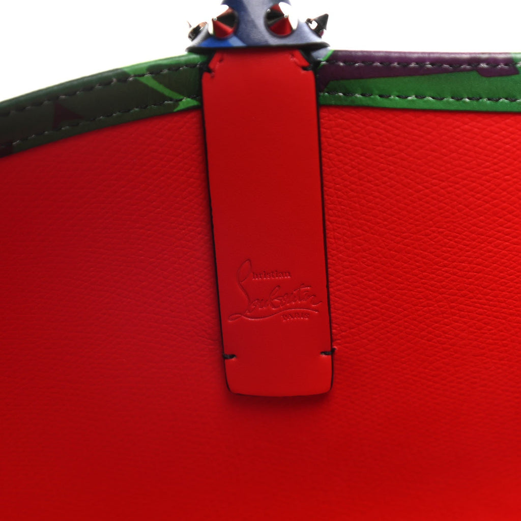 CHRISTIAN LOUBOUTIN CABATA CALF PARIS METRO GRAF TOTE BAG