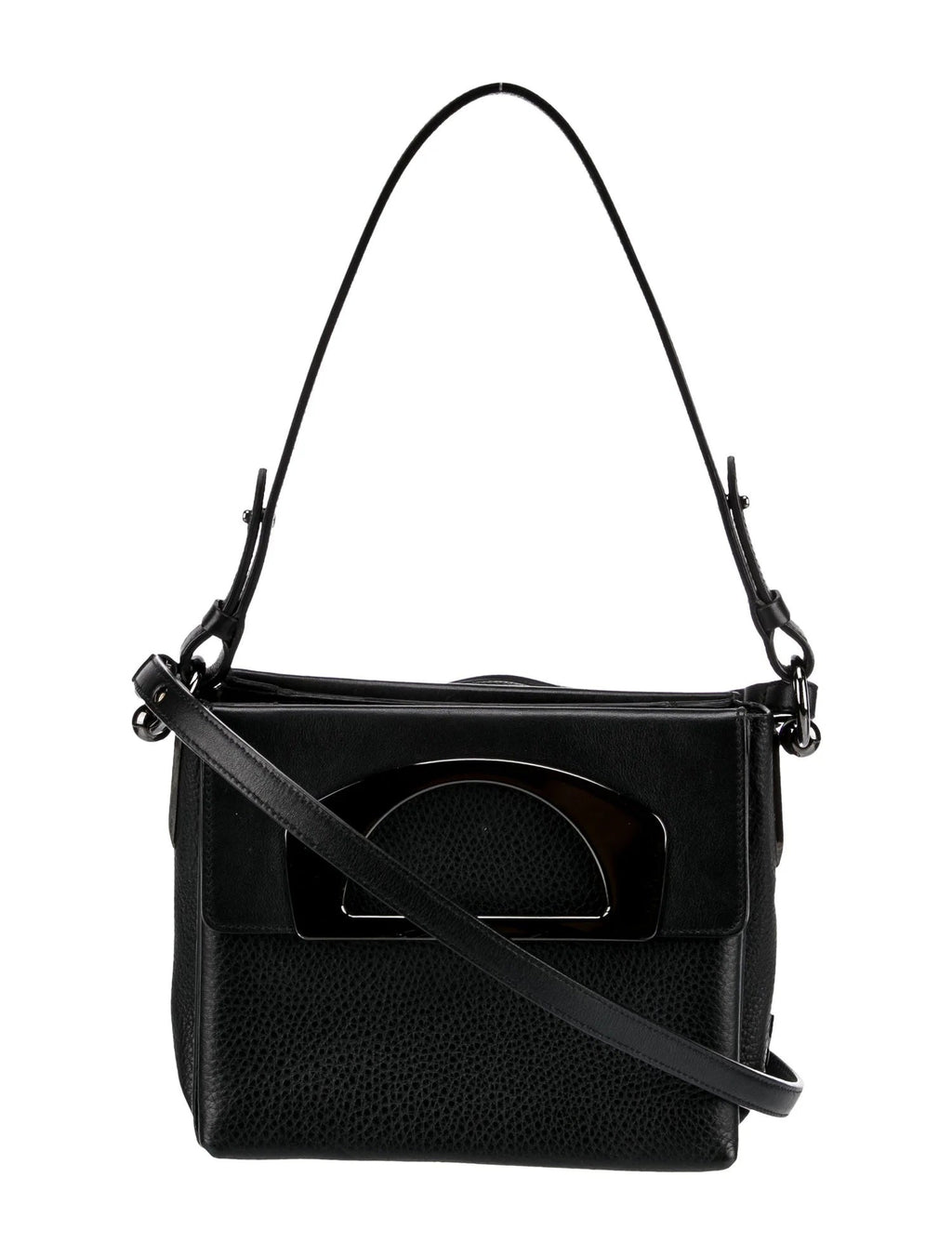 LOUBOUTIN GRAINED CALFSKIN PASSAGE TOP HANDLE BAG