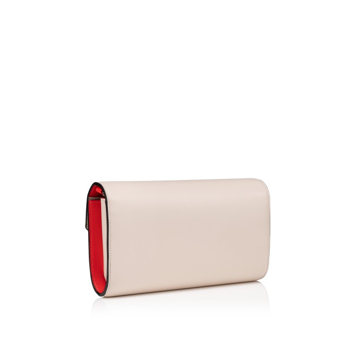 LOUBOUTIN LOUBI54 CALFSKIN LEATHER CHAIN WALLET