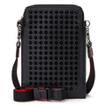 CHRISTIAN LOUBOUTIN LOUBILAB SPIKES MESSENGER PHONE BAG