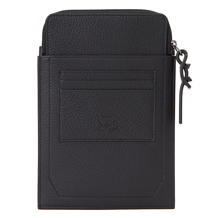 CHRISTIAN LOUBOUTIN LOUBILAB SPIKES MESSENGER PHONE BAG