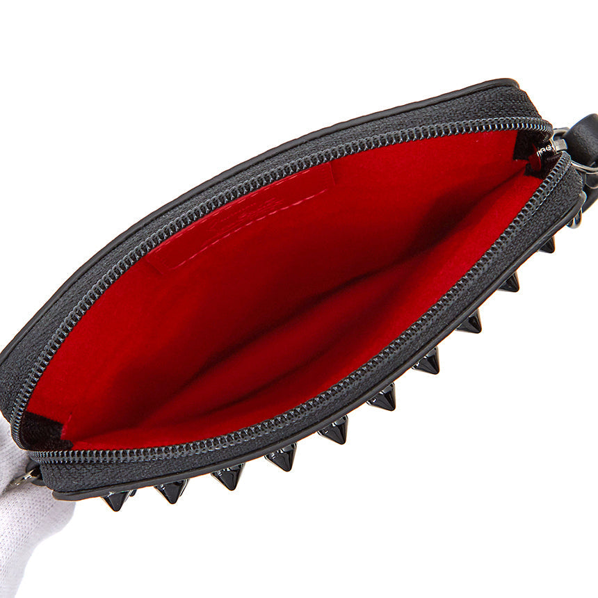 CHRISTIAN LOUBOUTIN LOUBILAB SPIKES MESSENGER PHONE BAG
