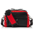 LOUBOUTIN CALFSKIN LEATHER LOUBITOWN SPIKES CROSSBODY BAG