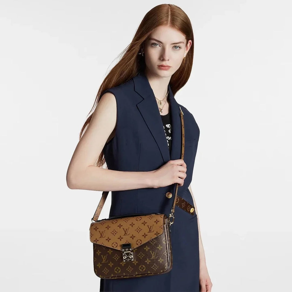 LOUIS VUITTON REVERSE MONOGRAM POCHETTE MÉTIS BAG