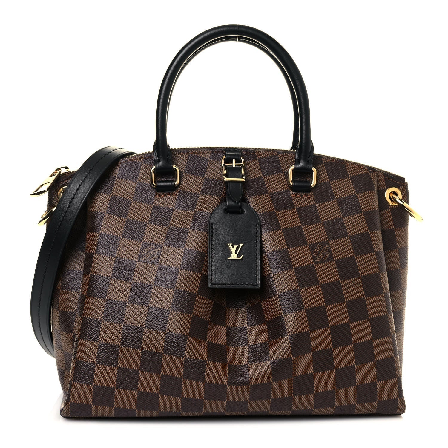 LOUIS VUITTON DAMIER EBENE ODEON PM SHOULDER BAG