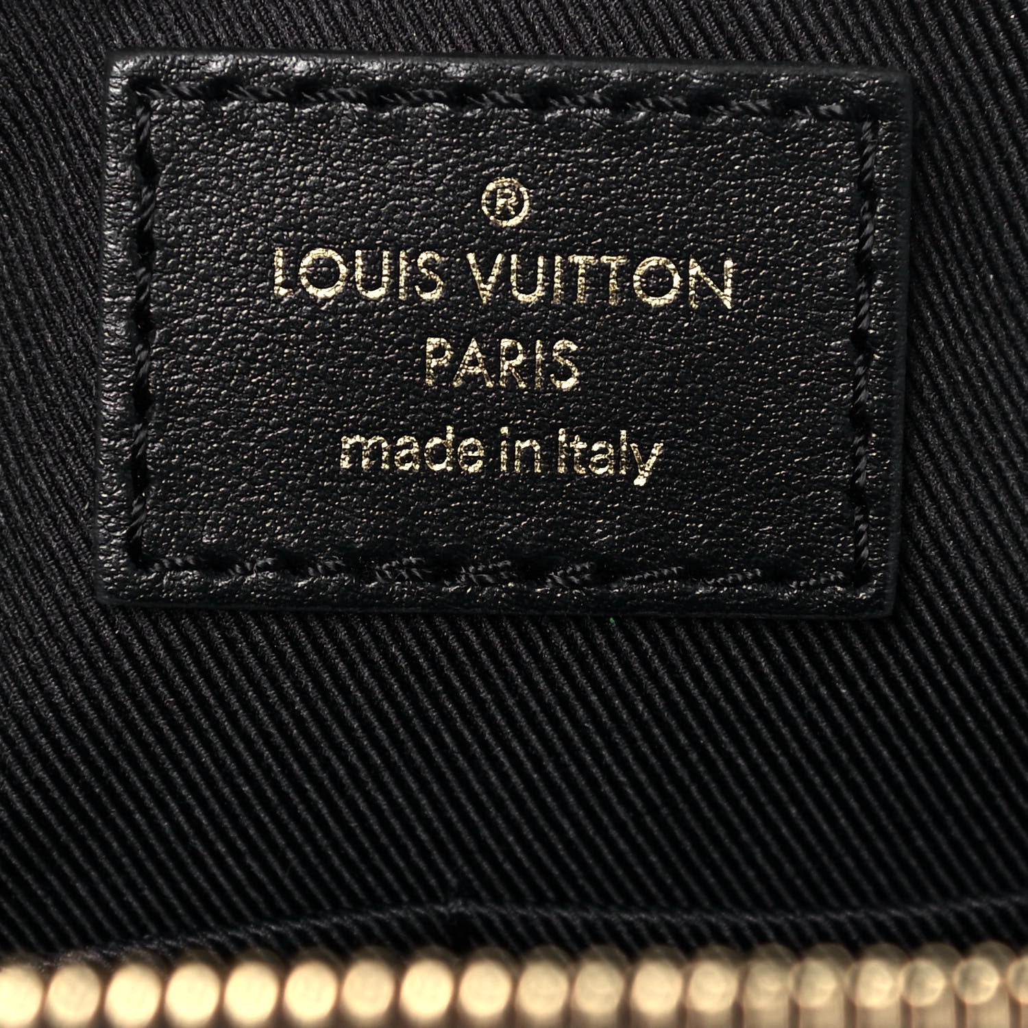 LOUIS VUITTON DAMIER EBENE ODEON PM SHOULDER BAG