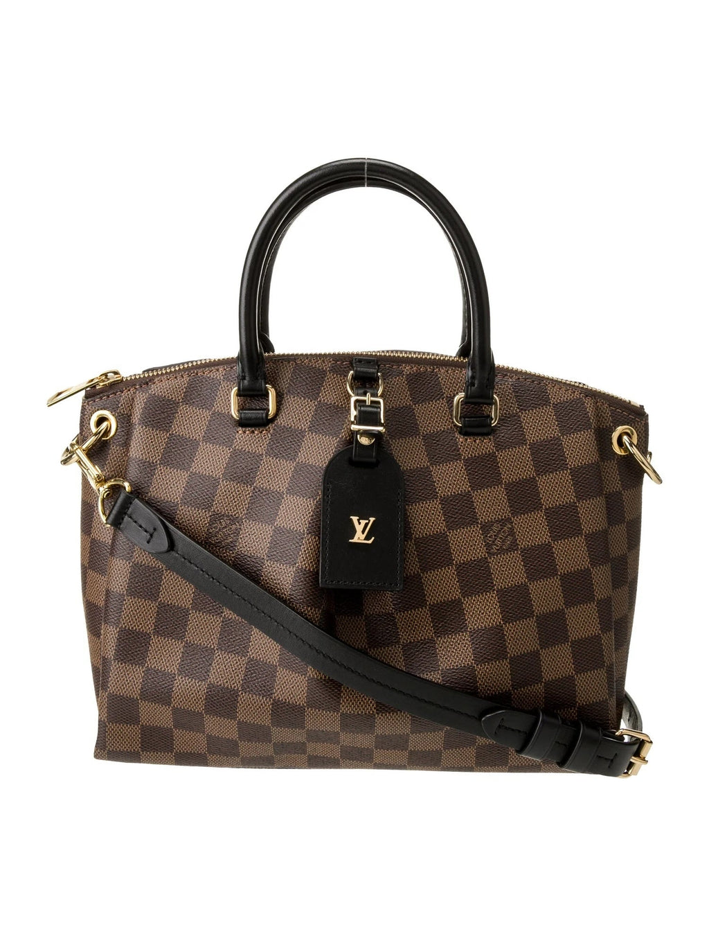 LOUIS VUITTON DAMIER EBENE ODEON PM SHOULDER BAG