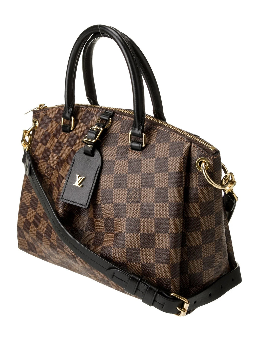 LOUIS VUITTON DAMIER EBENE ODEON PM SHOULDER BAG