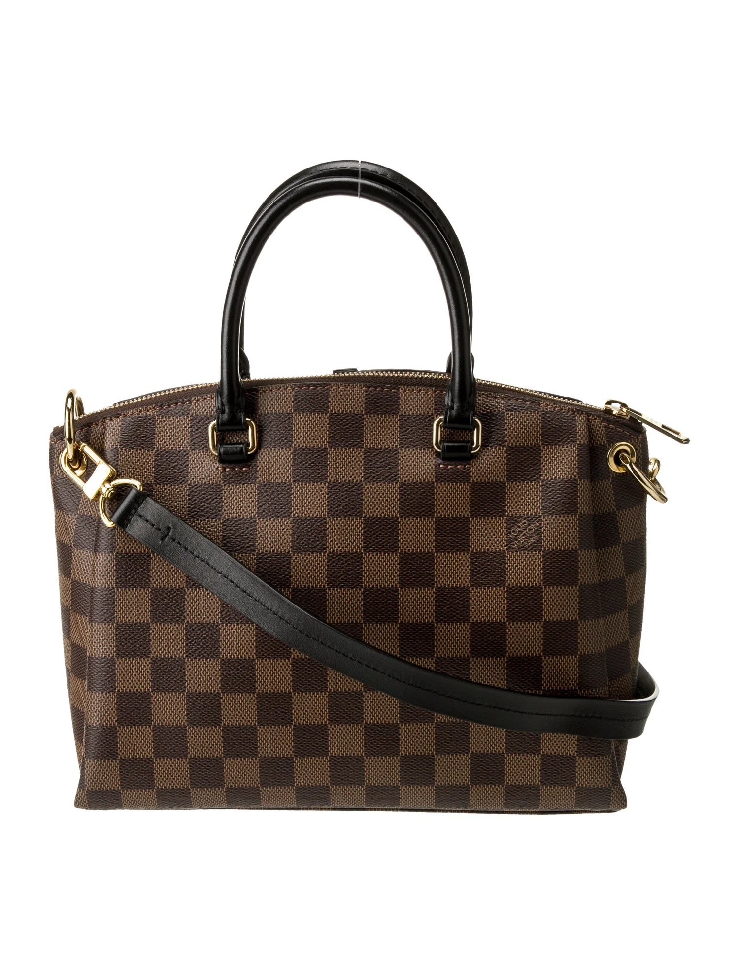 LOUIS VUITTON DAMIER EBENE ODEON PM SHOULDER BAG