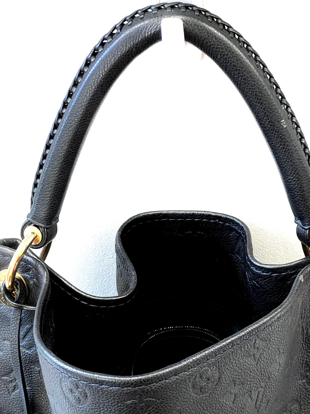 LOUIS VUITTON ARTSY MM EMPREINTE LEATHER MONOGRAM BAG
