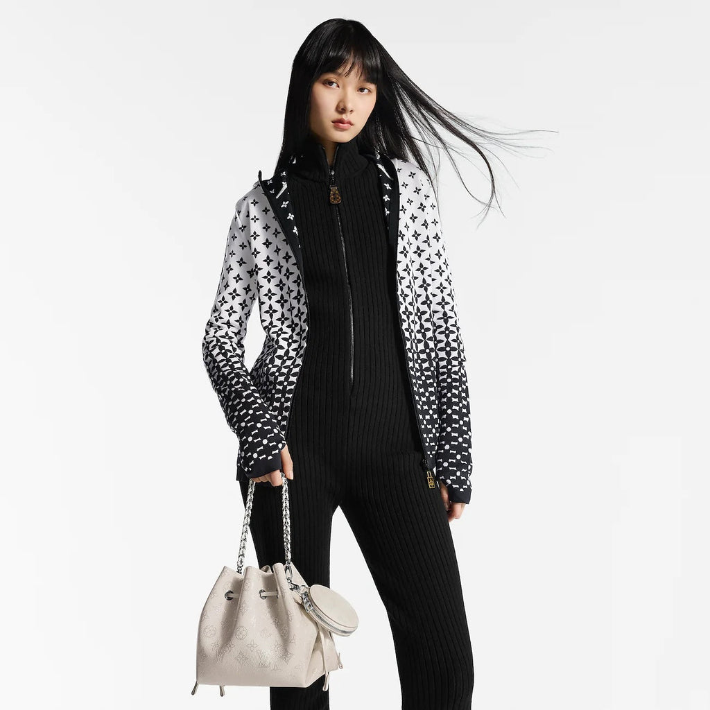 LOUIS VUITTON BELLA MAHINA PERFORATED CALFSKIN LEATHER BAG