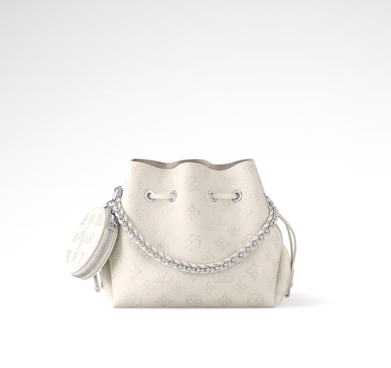 LOUIS VUITTON BELLA MAHINA PERFORATED CALFSKIN LEATHER BAG