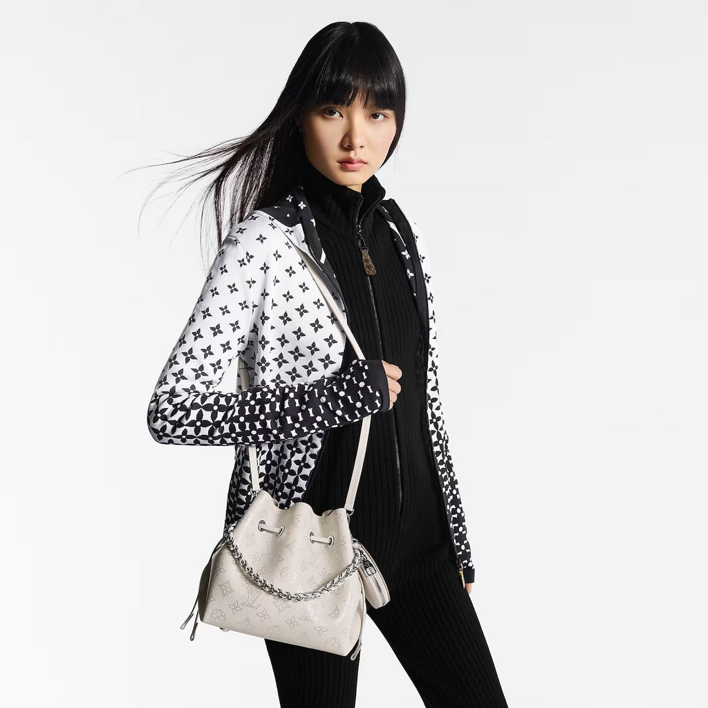 LOUIS VUITTON BELLA MAHINA PERFORATED CALFSKIN LEATHER BAG