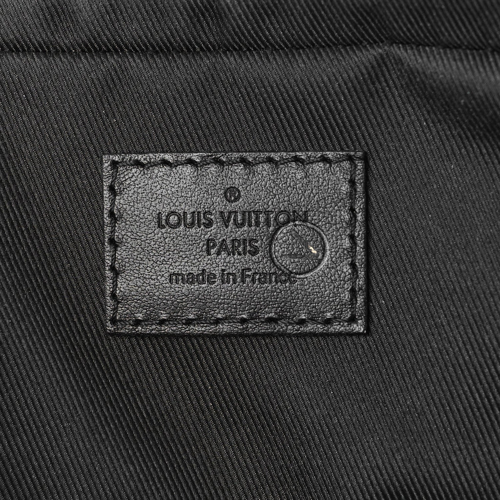 LOUIS VUITTON CALFSKIN LEATHER MONOGRAM SHADOW MESSENGER BAG