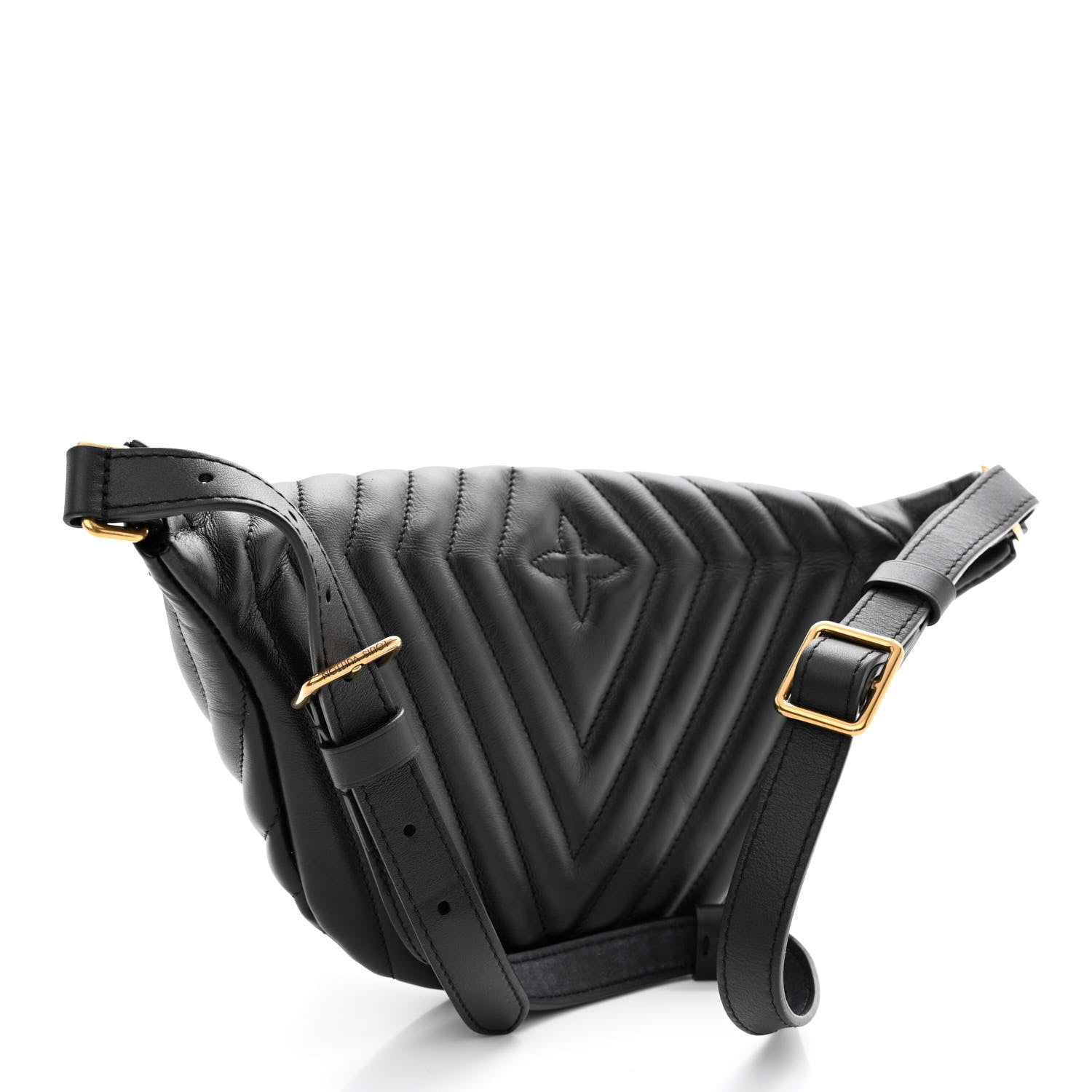 LOUIS VUITTON QUILTED CALFSKIN NEW WAVE BUMBAG