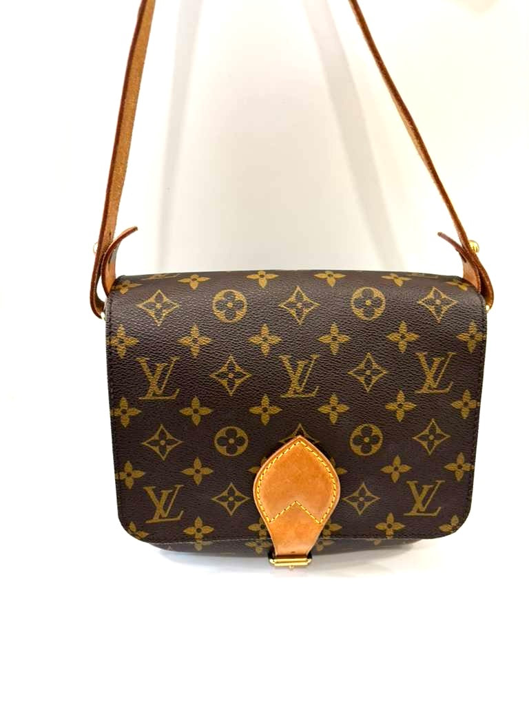 LOUIS VUITTON MONOGRAM CARTOUCHIÈRE MM SHOULDER BAG