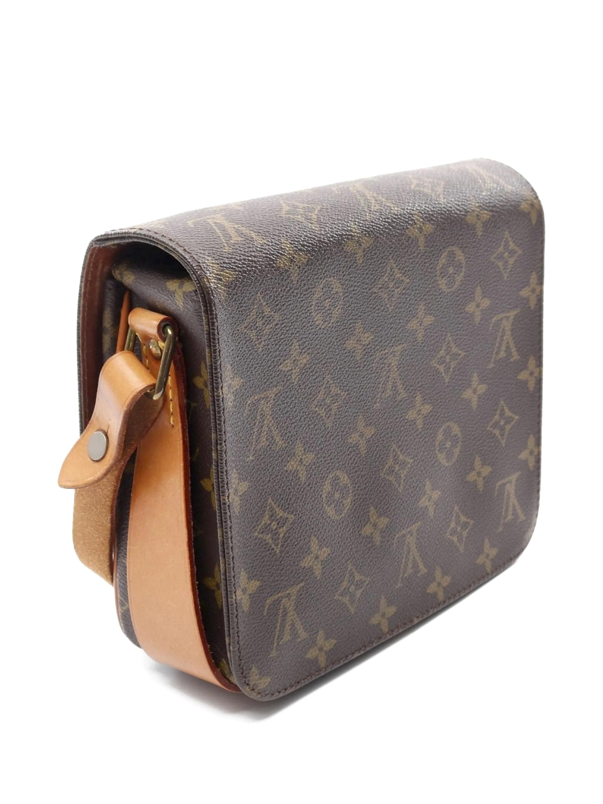 LOUIS VUITTON MONOGRAM CARTOUCHIÈRE MM SHOULDER BAG