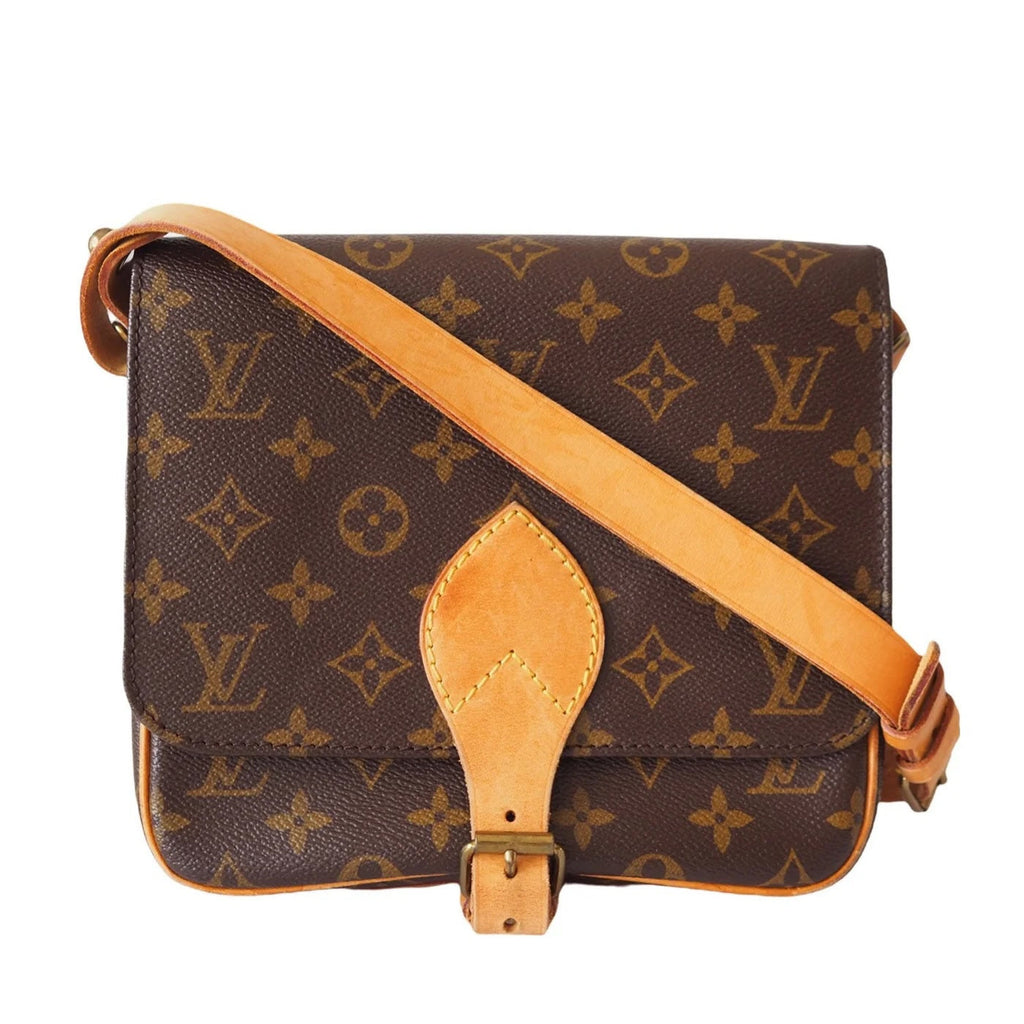 LOUIS VUITTON MONOGRAM CARTOUCHIÈRE MM SHOULDER BAG