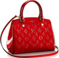 LV CERISE MONOGRAM VERNIS BREA MM SHOULDER BAG
