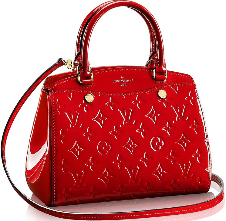 LV CERISE MONOGRAM VERNIS BREA MM SHOULDER BAG