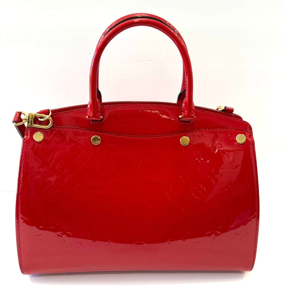 LV CERISE MONOGRAM VERNIS BREA MM SHOULDER BAG
