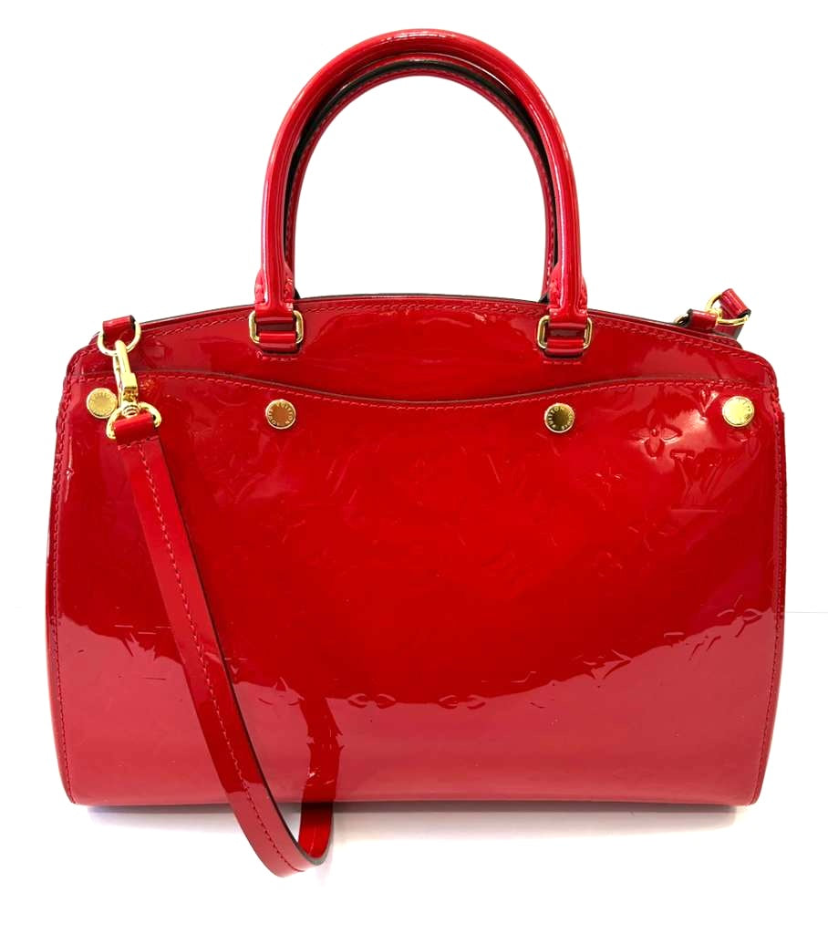LV CERISE MONOGRAM VERNIS BREA MM SHOULDER BAG