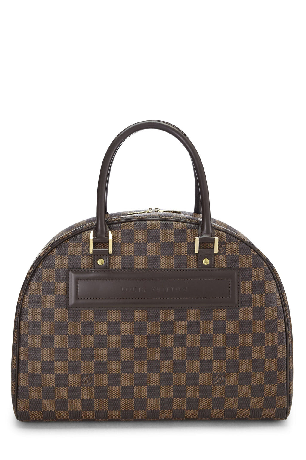 LOUIS VUITTON DAMIER EBENE NOLITA HEURES 24 BOSTON BAG