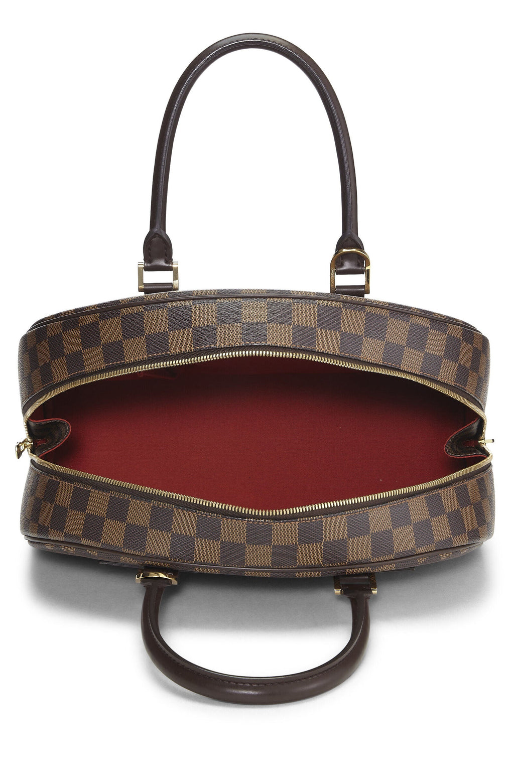 LOUIS VUITTON DAMIER EBENE NOLITA HEURES 24 BOSTON BAG