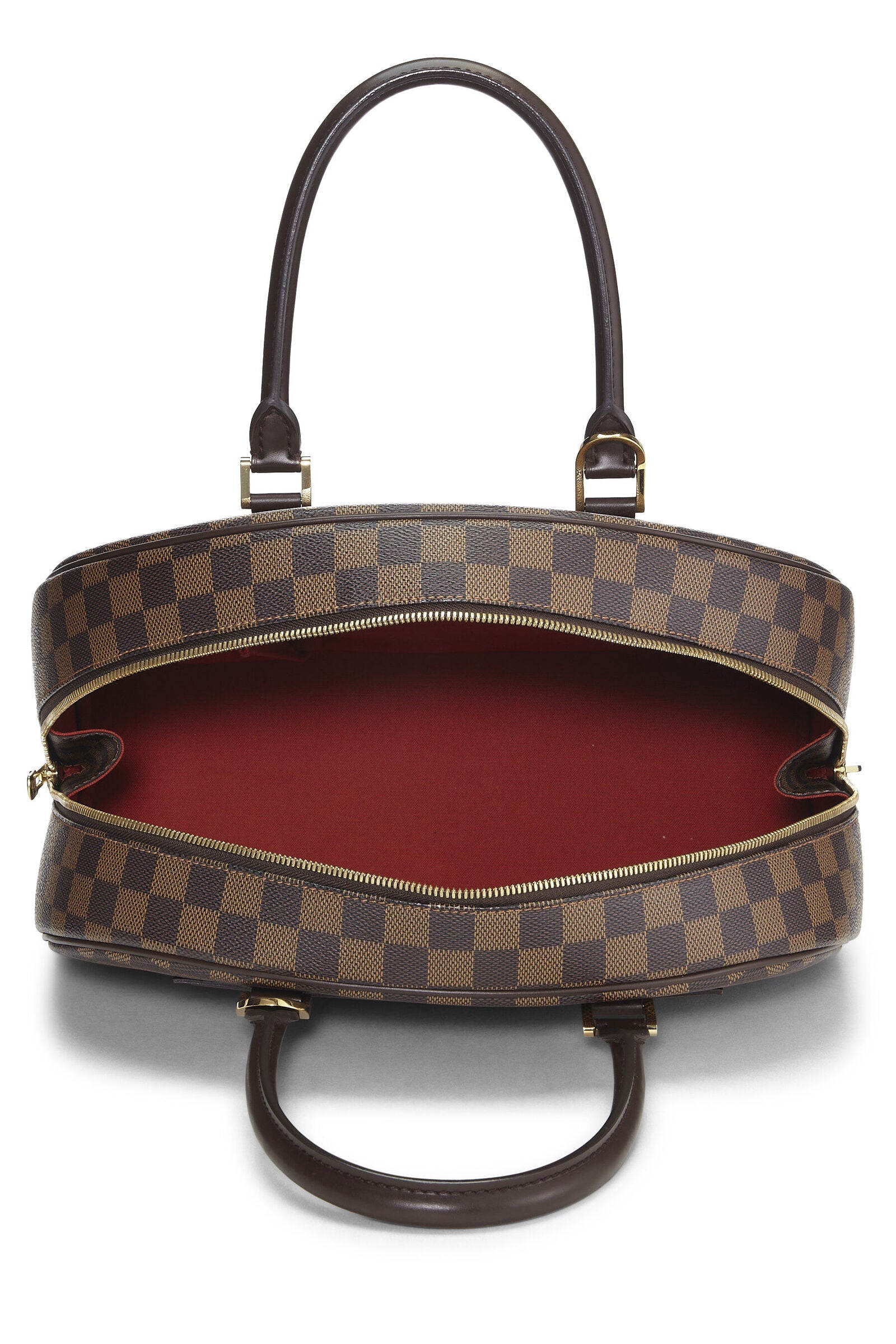 LOUIS VUITTON DAMIER EBENE NOLITA HEURES 24 BOSTON BAG