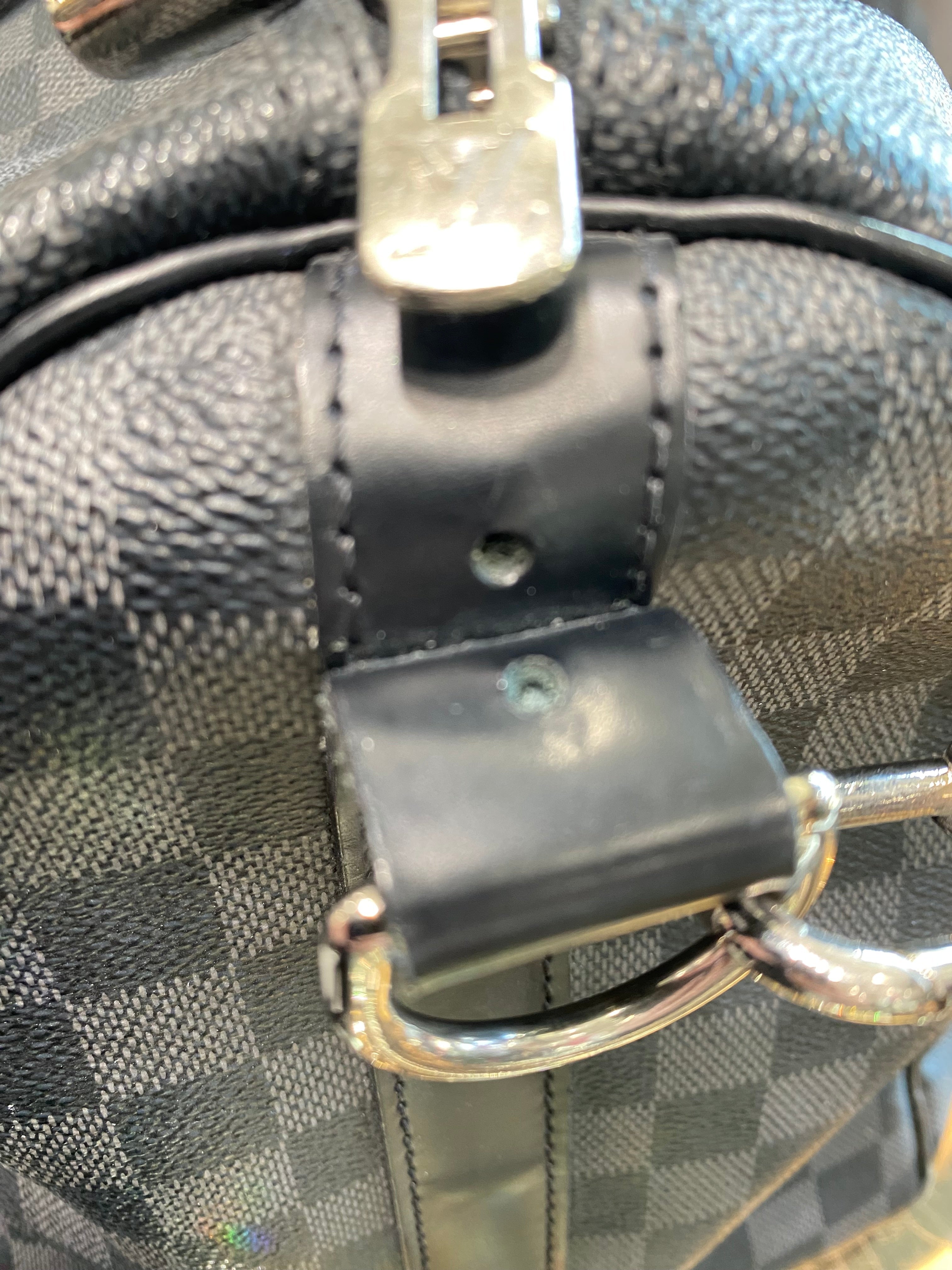LOUIS VUITTON DAMIER GRAPHITE KEEPALL BANDOULIÈRE 45 BAG