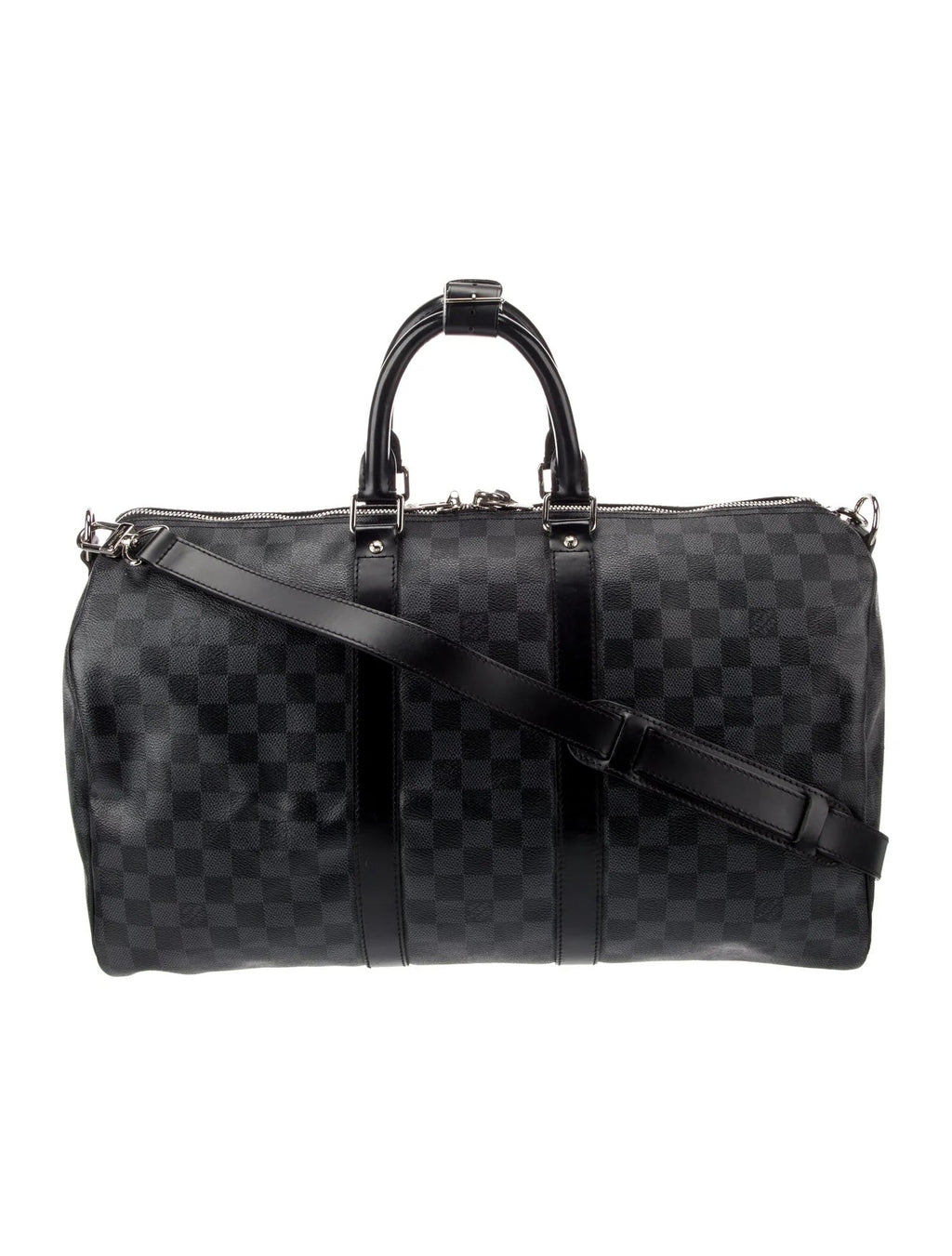 LOUIS VUITTON DAMIER GRAPHITE KEEPALL BANDOULIÈRE 45 BAG