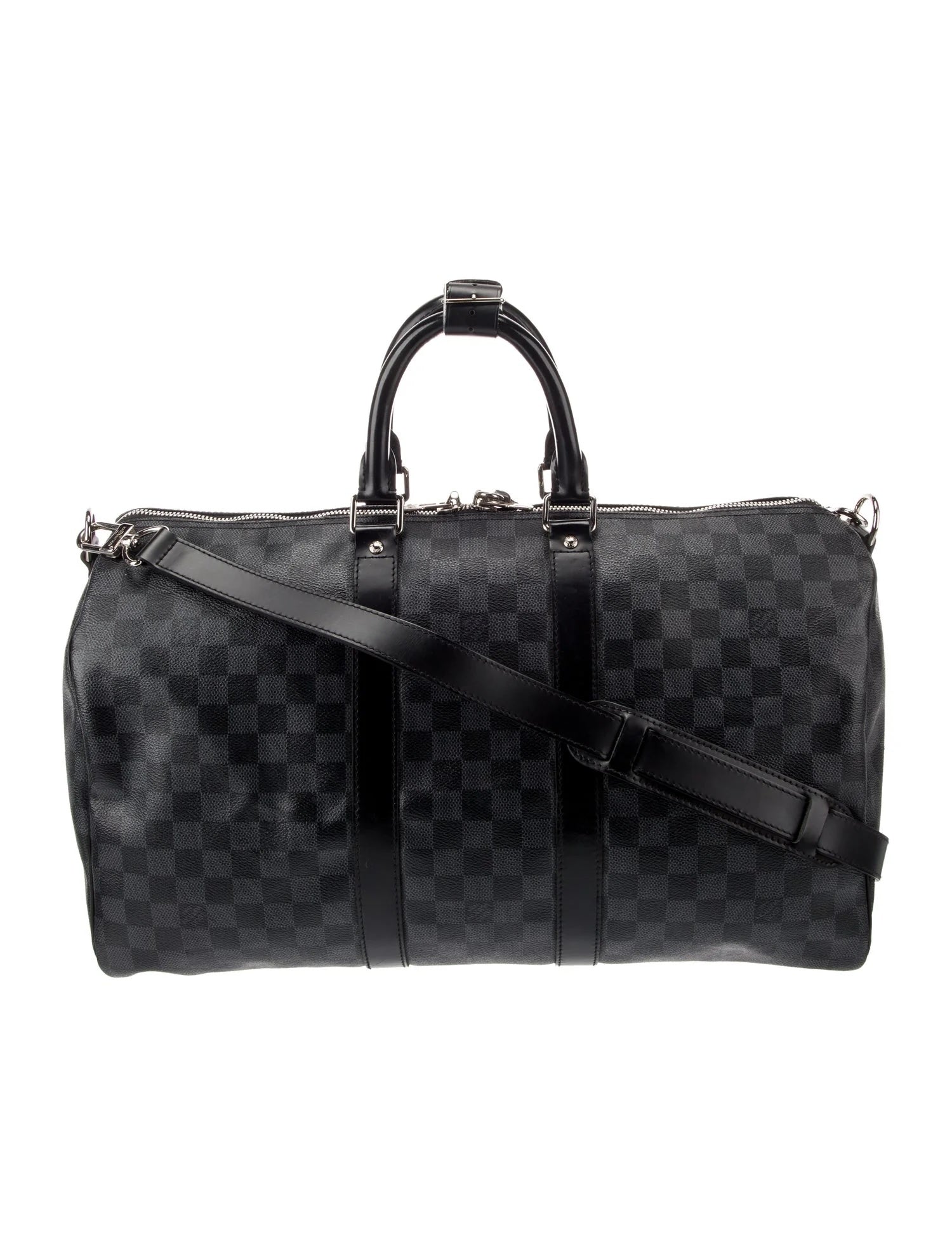 LOUIS VUITTON DAMIER GRAPHITE KEEPALL BANDOULIÈRE 45 BAG