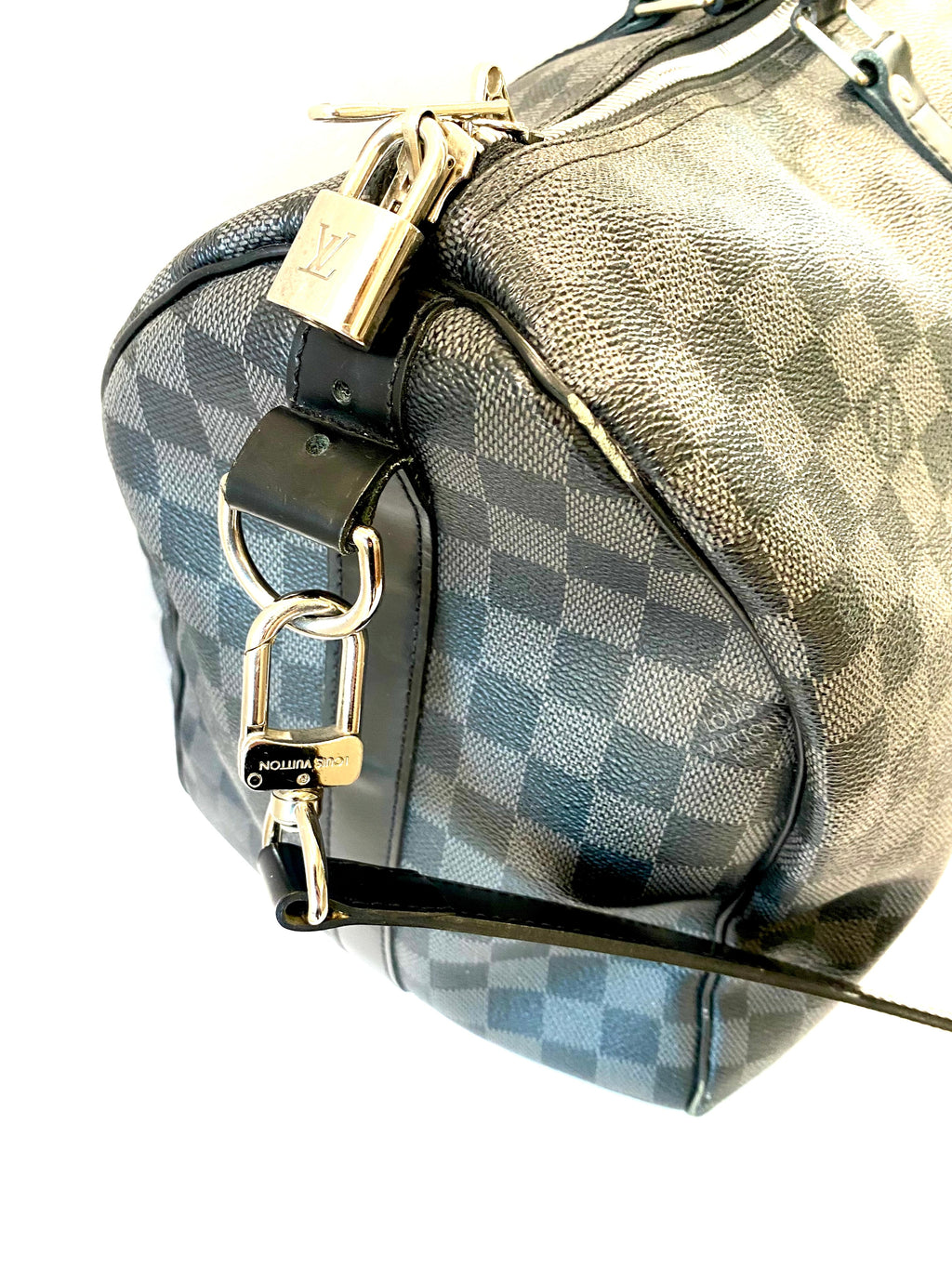 LOUIS VUITTON DAMIER GRAPHITE KEEPALL BANDOULIÈRE 45 BAG