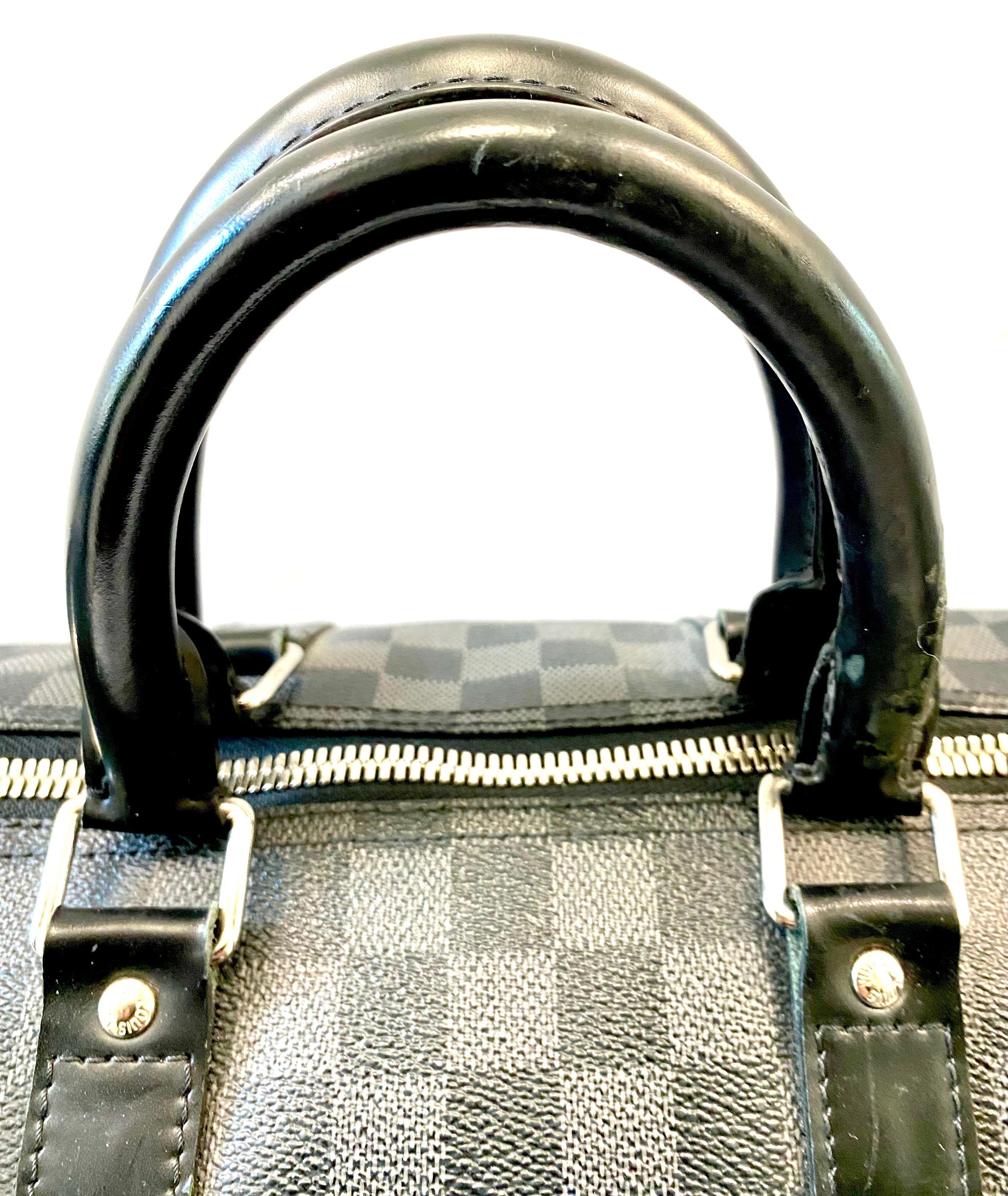 LOUIS VUITTON DAMIER GRAPHITE KEEPALL BANDOULIÈRE 45 BAG