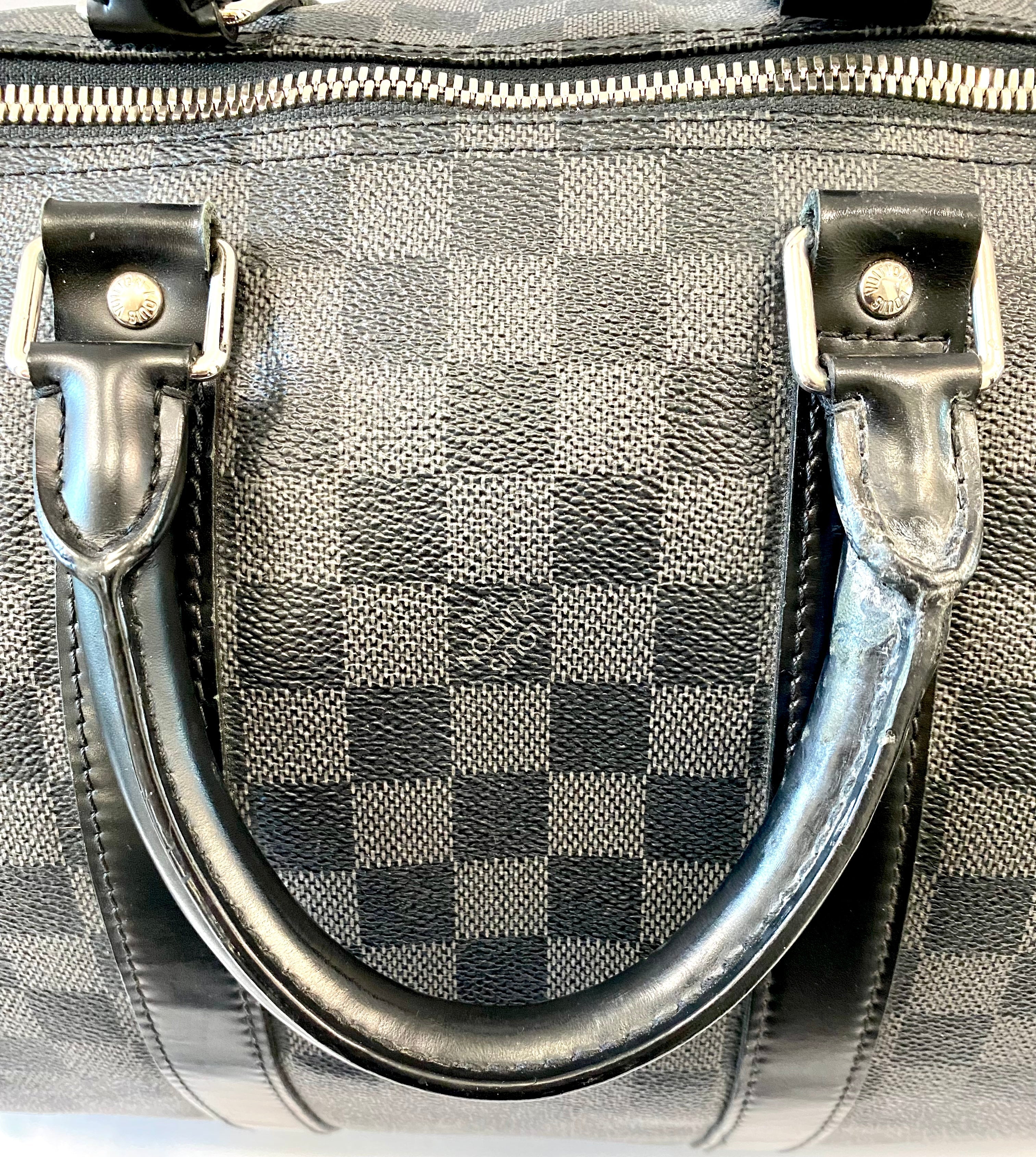 LOUIS VUITTON DAMIER GRAPHITE KEEPALL BANDOULIÈRE 45 BAG