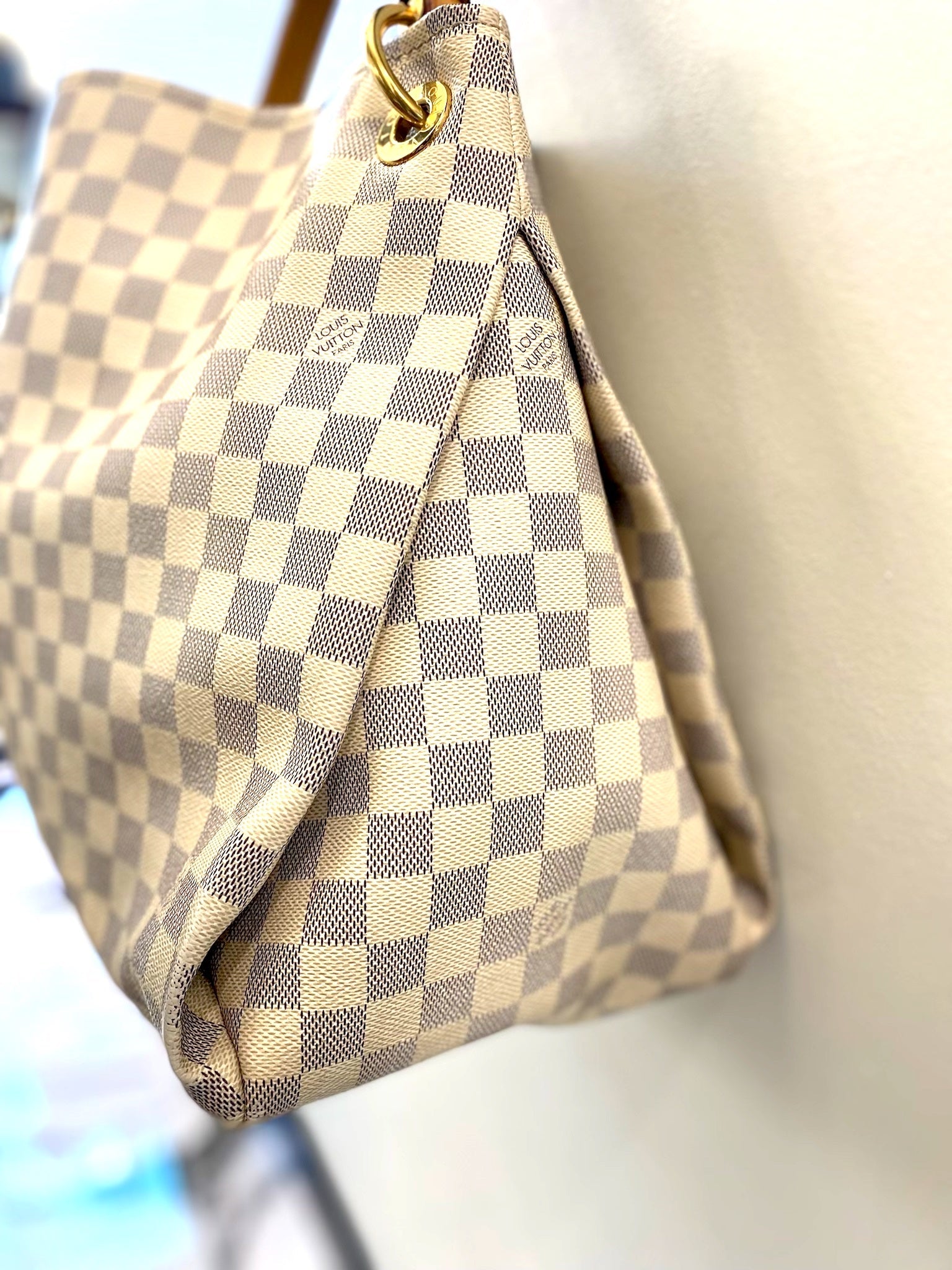 LOUIS VUITTON DAMIER AZUR ARTSY MM BAG