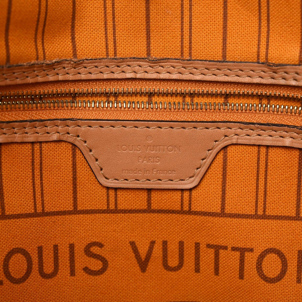 LOUIS VUITTON LIMITED EDITION DAMIER AZUR BRAIDED NEVERFULL MM