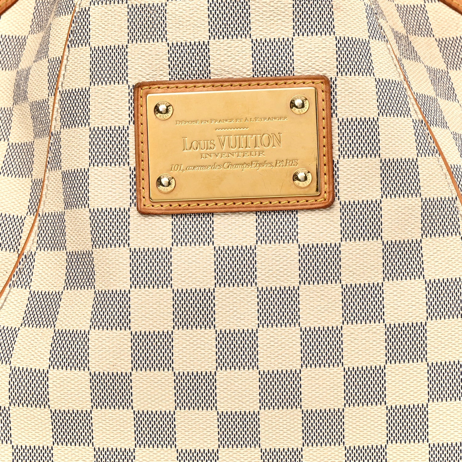 LOUIS VUITTON DAMIER AZUR GALLIERA PM TOTE BAG