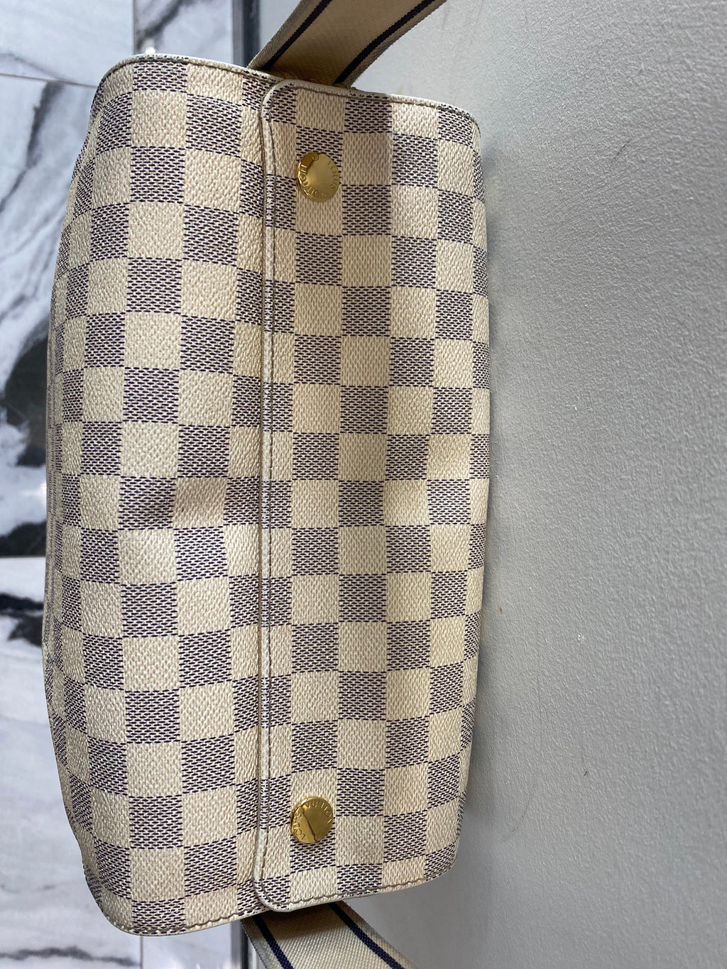 LOUIS VUITTON DAMIER AZUR NAVIGLIO MESSENGER BAG