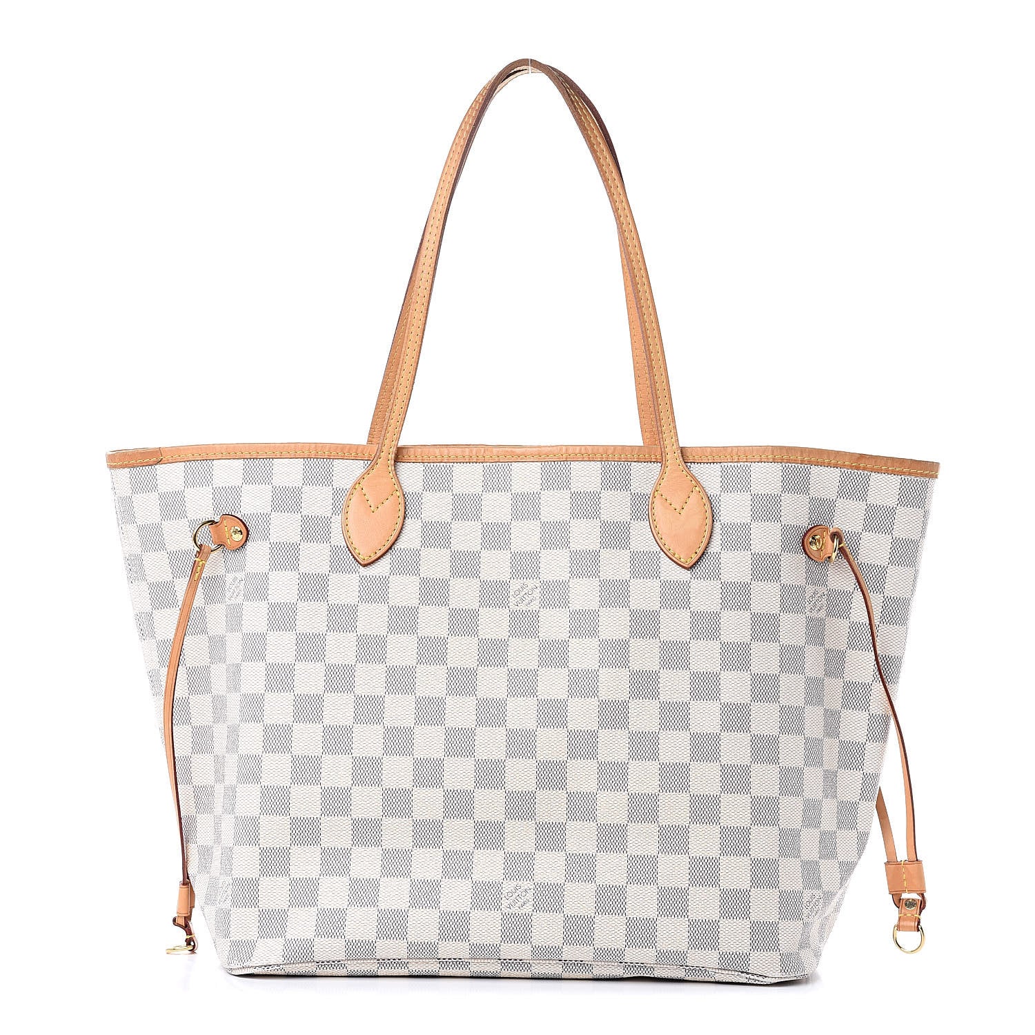 LOUIS VUITTON DAMIER AZUR NEVERFULL MM TOTE BAG