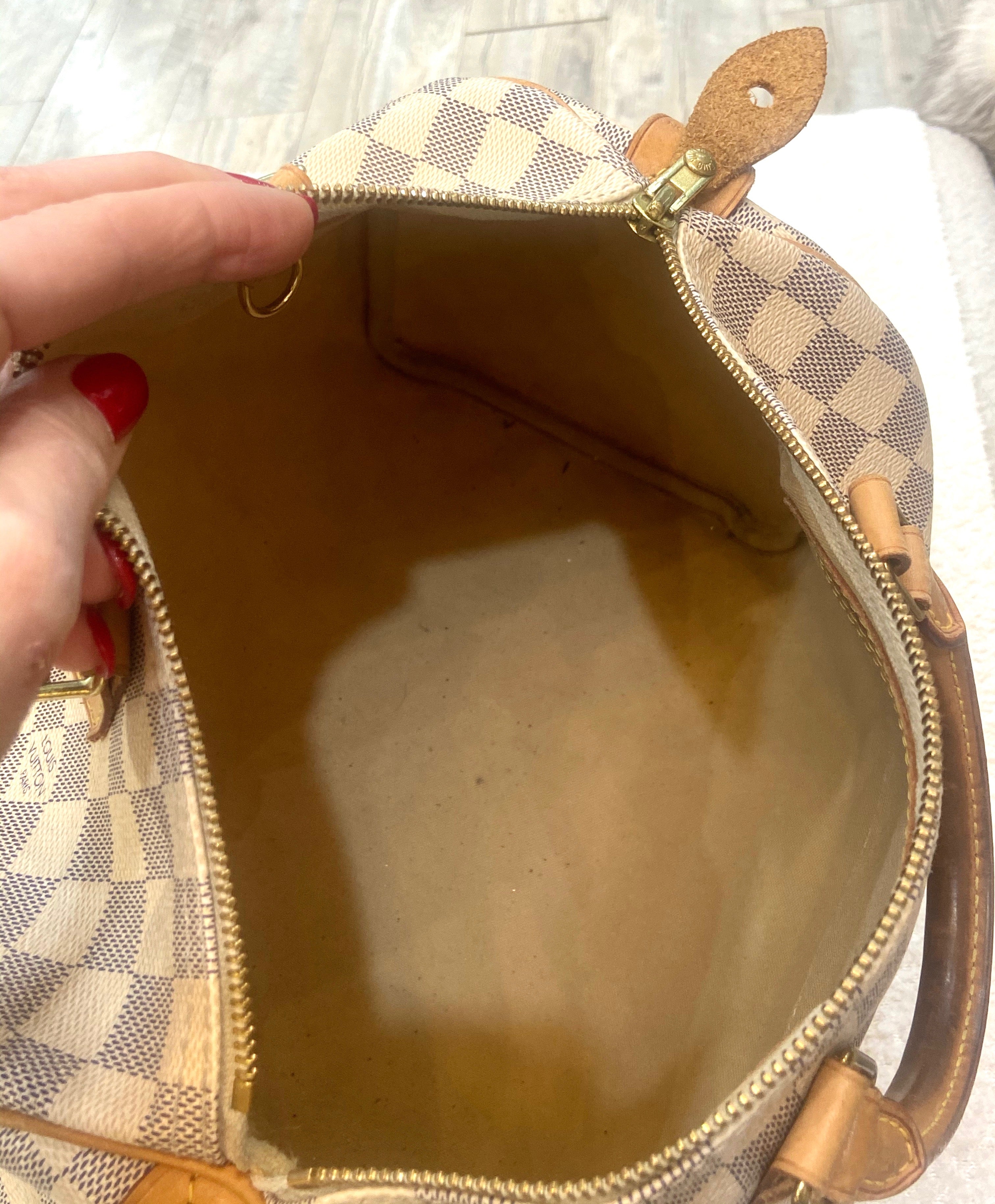 LOUIS VUITTON DAMIER AZUR SPEEDY 30 HANDBAG