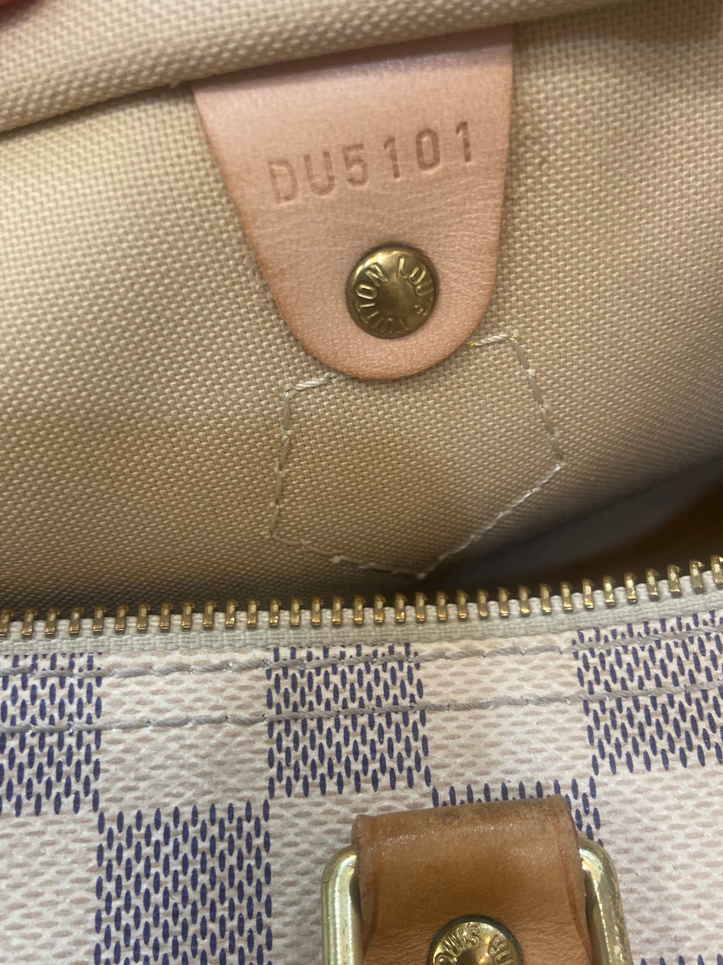 LOUIS VUITTON DAMIER AZUR SPEEDY 30 HANDBAG