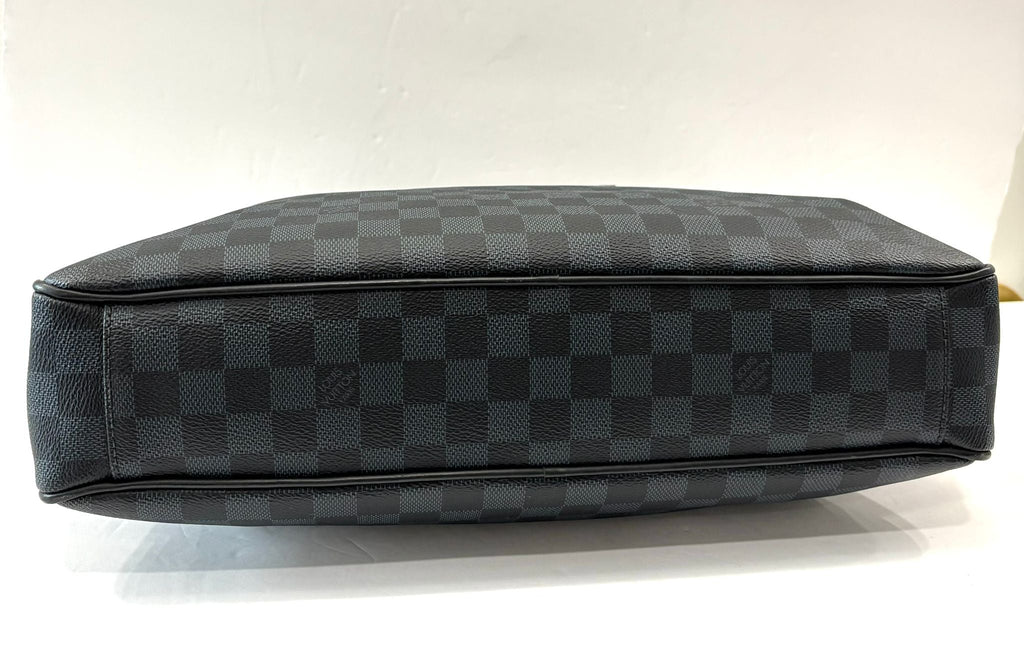 LOUIS VUITTON DAMIER COBALT PORTE-DOCUMENT BAG